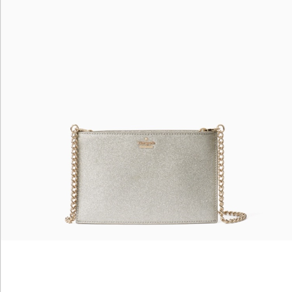BRAND NEW Kate Spade Mini Sima Silver Bag !!!! 💙